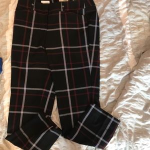 loft petite patterned pants